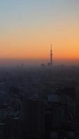 vista aérea da cidade de Tóquio foto
