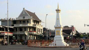 Visão do a jogjakarta monumento foto