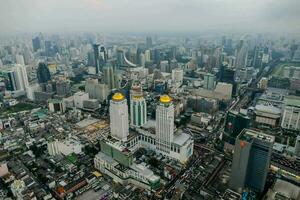 vista aérea de bangkok foto