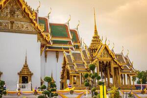 real grande Palácio dentro Bangkok, Ásia Tailândia foto