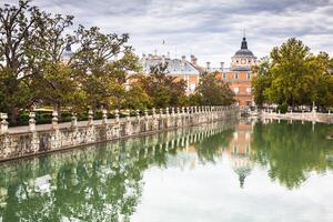 real Palácio do aranjuez, uma residência do a rei do Espanha, aranjuez, comunidade do madri, Espanha. unesco mundo herança foto