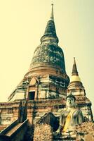 wat yai chaimongkol têmpora dentro Ayutthaya Tailândia foto