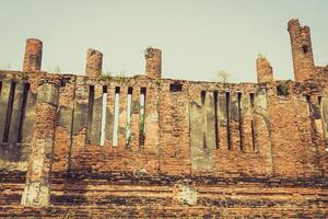 Ayutthaya histórico parque, ayutthaya, tailândia. foto