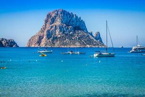 es vedra, ilha de ibiza cala d hort nas ilhas baleares foto