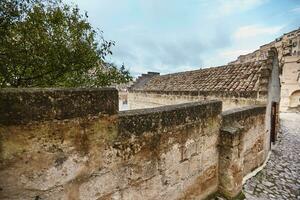 tirar o fôlego Visão do a antigo Cidade do mate, sulista Itália. foto