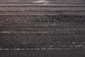 superfície de estrada de asfalto foto