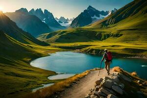 a melhor lugares para Visita dentro a mundo. gerado por IA foto