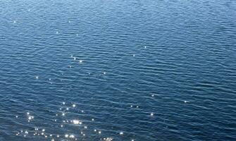 azul ondas textura dentro oceano topo visualizar. foto