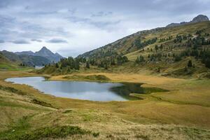 panorama, paisagens, Kalbelese, Hochtannberg, Alpes, Áustria foto