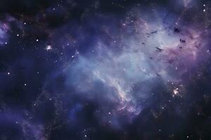 estrelado leitoso caminho nebulosa fundo. ai gerado foto