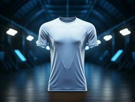 3d render em branco camiseta ai gerado foto