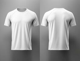 3d render em branco camiseta ai gerado foto