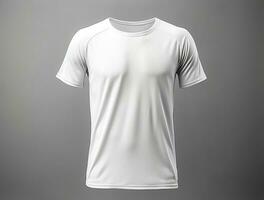 3d render em branco camiseta ai gerado foto