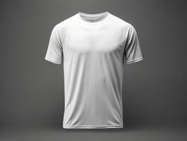 3d render em branco camiseta ai gerado foto