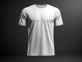 3d render em branco camiseta ai gerado foto