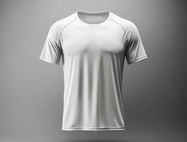 3d render em branco camiseta ai gerado foto