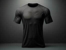 3d render em branco camiseta ai gerado foto