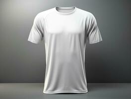 3d render em branco camiseta ai gerado foto