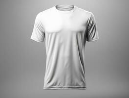 3d render em branco camiseta ai gerado foto