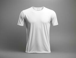 3d render em branco camiseta ai gerado foto