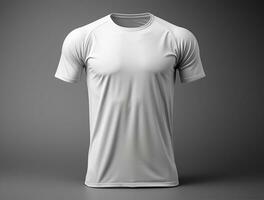 3d render em branco camiseta ai gerado foto