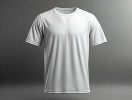 3d render em branco camiseta ai gerado foto