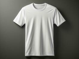 3d render em branco camiseta ai gerado foto