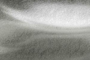 brilhando prata escovado metal parede, abstrato metálico textura fundo foto