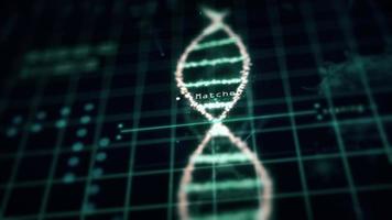 análise de vírus de laboratório de cromossomo de DNA em tecnologia médica foto