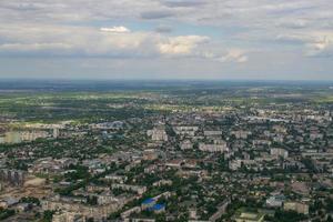 paisagem aérea ucraniana. zhytomyr, região polissya, ucrânia foto