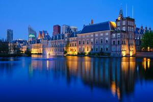 hofvijver lago e binnenhof , a Haia foto