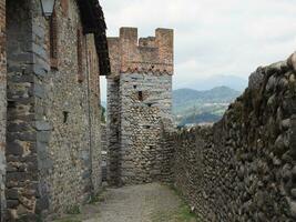 Ricetto vila medieval em candelo foto