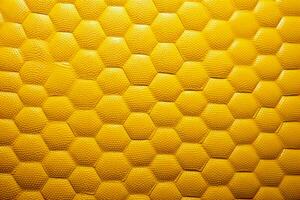 amarelo futebol tecido textura. gerar ai foto