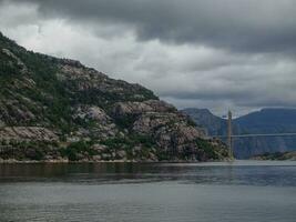navio cruzeiro dentro Noruega foto
