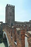 castelo velho castelvecchio em verona foto