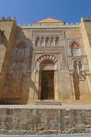 mesquita catedral dentro Córdoba foto