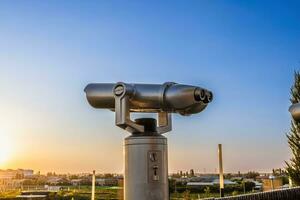 binocular observação área coberta dentro a nacional parque foto