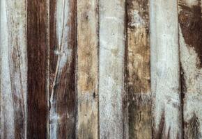 Sombrio de madeira parede casa resistido textura foto