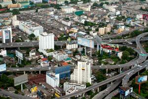 vista da cidade de bangkok foto