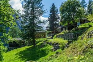 a grange, vallorcine, alta Sabóia, França foto