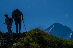 geleira do passeio,chamonix, alta Sabóia, França foto