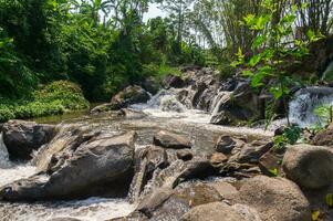 coban kali lanang é uma cascata local dentro batu cidade, leste Java, Indonésia foto