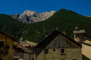 Ceillac queyras dentro hautes Alpes dentro França foto