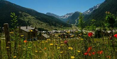 Ceillac queyras dentro hautes Alpes dentro França foto