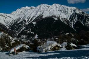 courmayeur,val do aoste, Itália foto