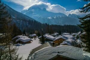 Montroc, Chamonix, alta Sabóia, França foto