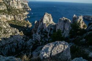 parque do nacional Calanques Marselha dentro bouche du rhone foto