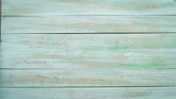 vintage de praia madeira fundo - velho verde cor de madeira prancha foto