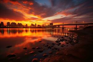 ai gerado aéreo Visão do a cidade do valeta, Malta, Visão do Havana cidade e malecón, ai gerado foto