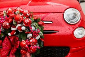 carro Natal presente, Natal ou Novo ano presente foto